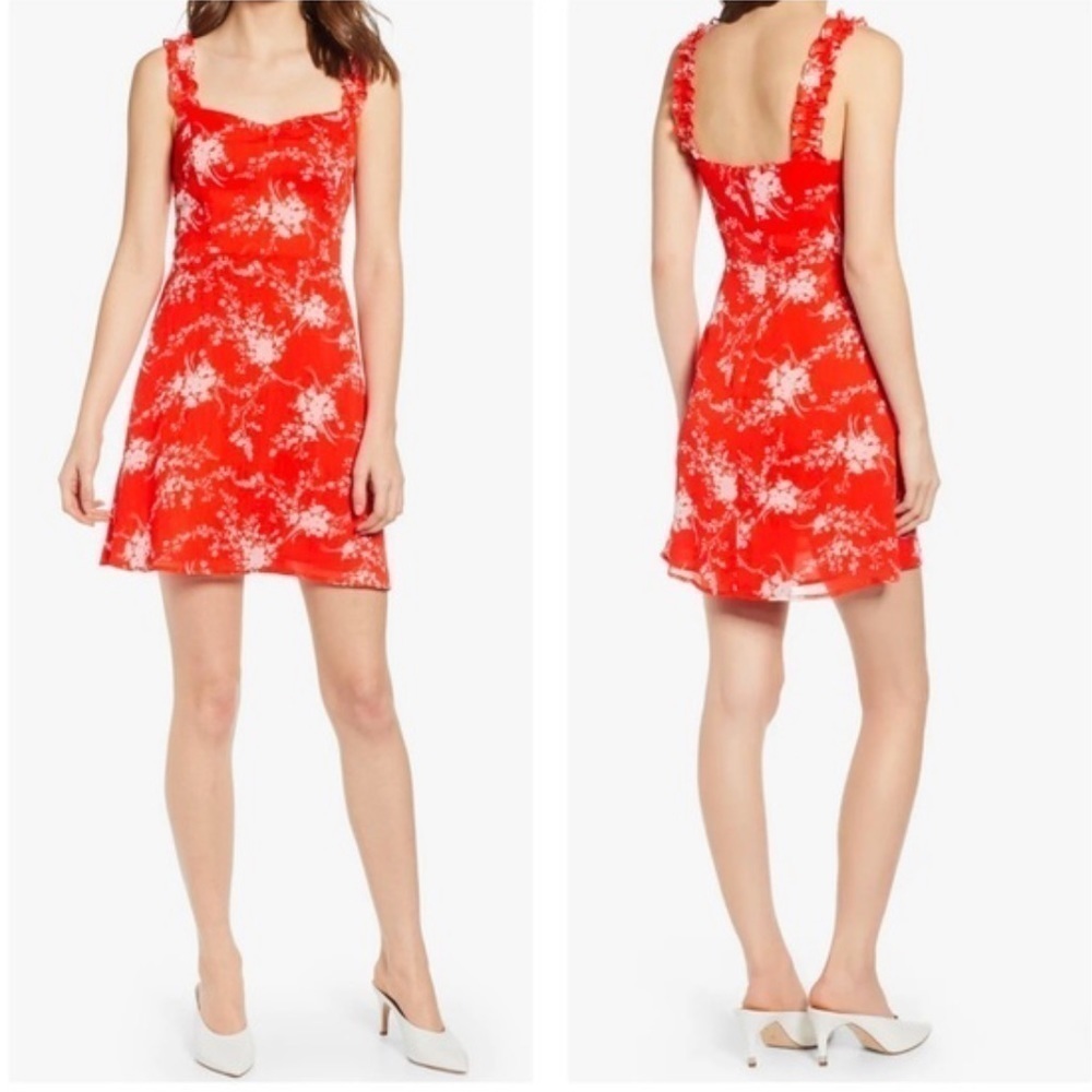 All in favor Floral Mini Dress S